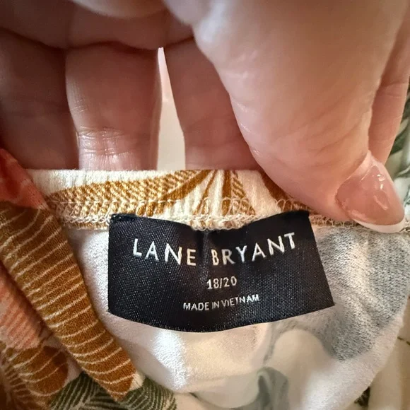 Lane Bryant Multicolor Floral Halter Maxi Dress - Picture 4 of 6